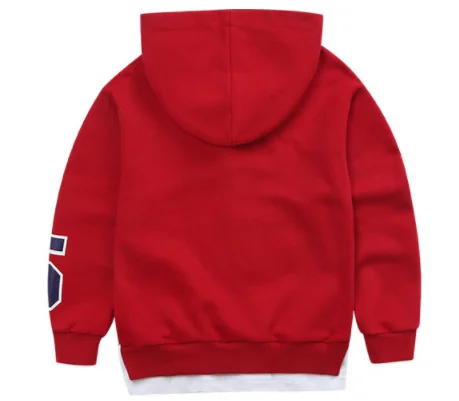 
Top quality best price low MOQ sports wear children hoodie for boys 