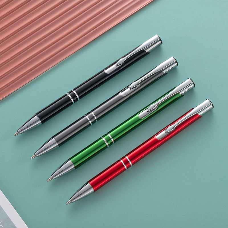 Hot Selling Personalized Advertising Custom Logo Cheap Metal Aluminum Ballpoint Pen For Promotional Gift