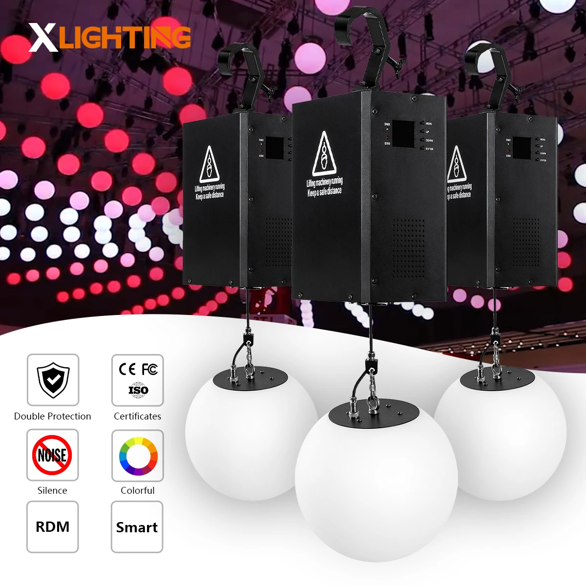 new stage light kinetic art lamp kinetic light dmx motor led kinetic lighting