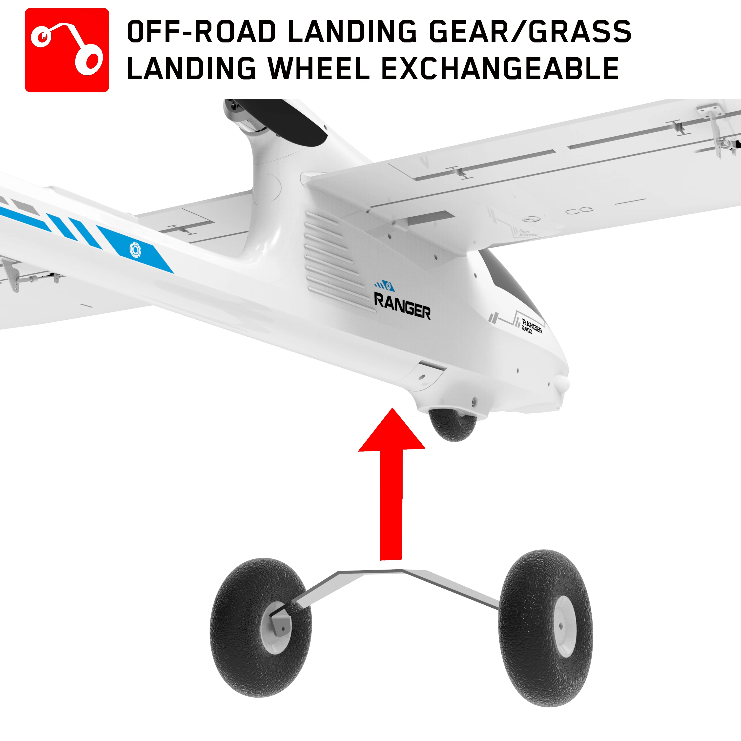 2400MM Wingspan Brushless Remote Control Aircraft RC Plane Toy for Kids Children Gift
