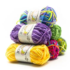 Soft 2mm/100m Colorful Cotton Rope