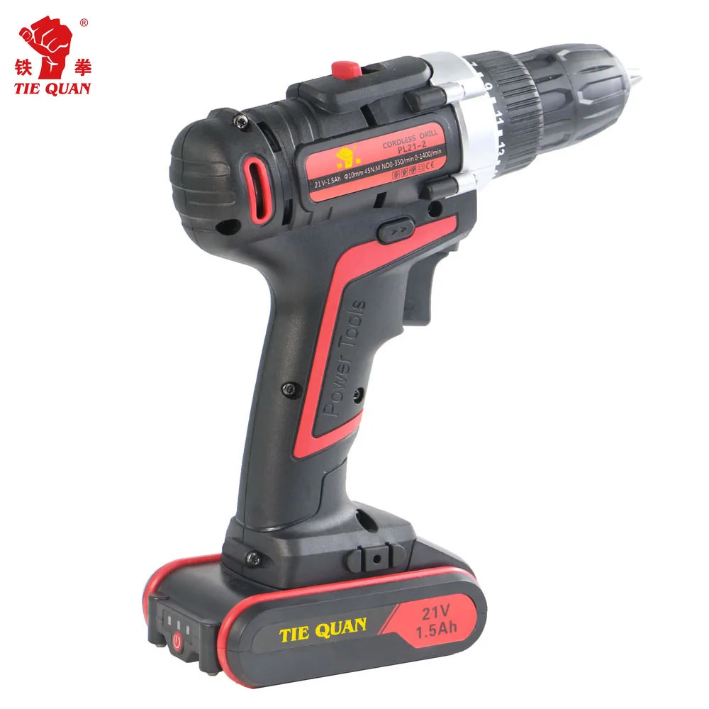 45Nm power tools lithium rechargeable battery screwdriver drill