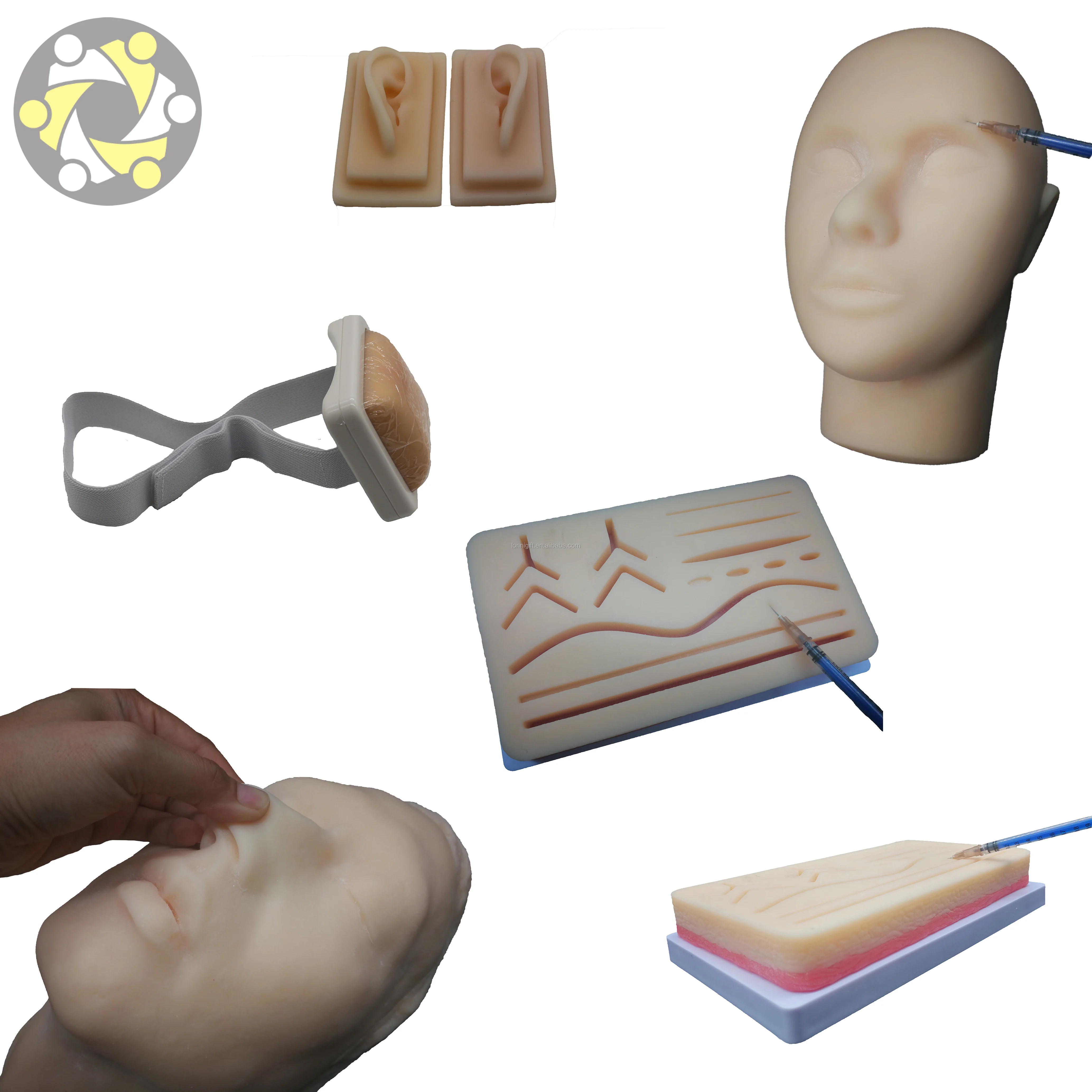 Medical Injection training module,injection practice pad for medical students,skin injection or training model
