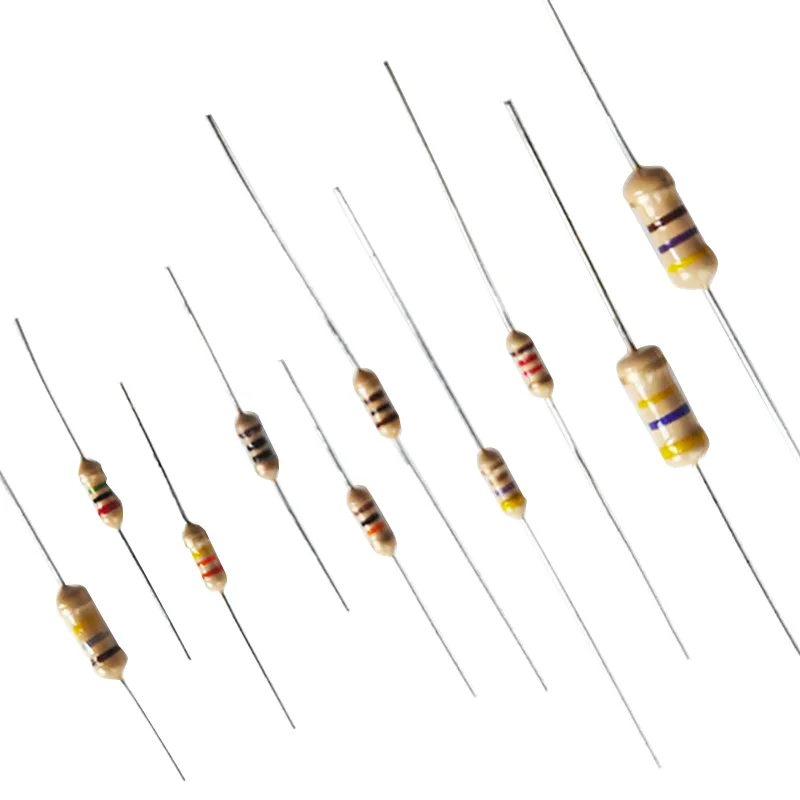 CFR 1/8w 1/6w 1/4w 1/2w 1w 2w 3w 5w 1K 10K 100K 1% 5%  Carbon film resistor