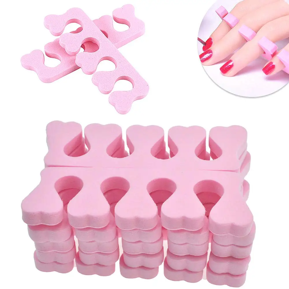 Flexible Foam EVA Toe Separator EVA Nail Separators Toe Spacer for Manicure Pedicure Convenient