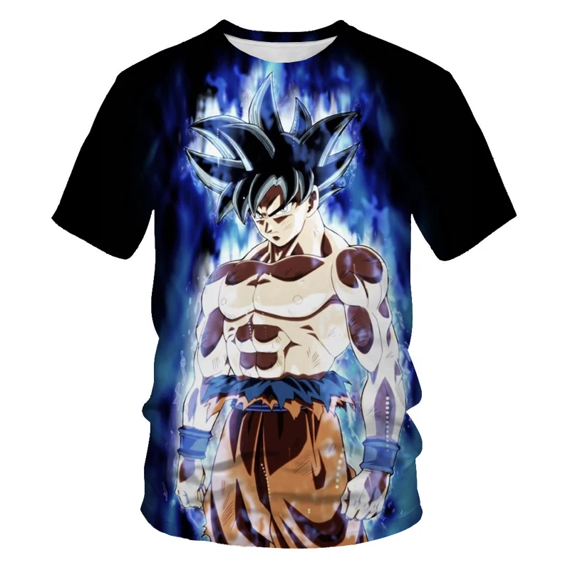 Free Shipping Factory Customized Sublimation Printing Tagless T Anime Tee Shirts Breathable Comfortable Anti-Shrink T Shirts