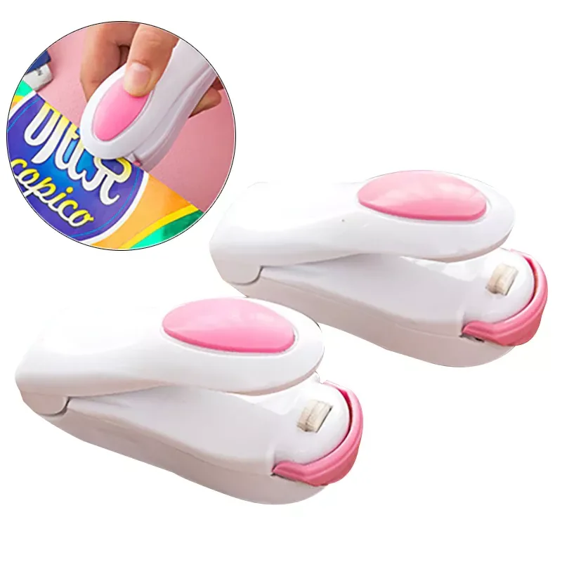  Household Food Saver Plastic Bag Packing Sealing Machine Powder Painted Steel Portable Mini