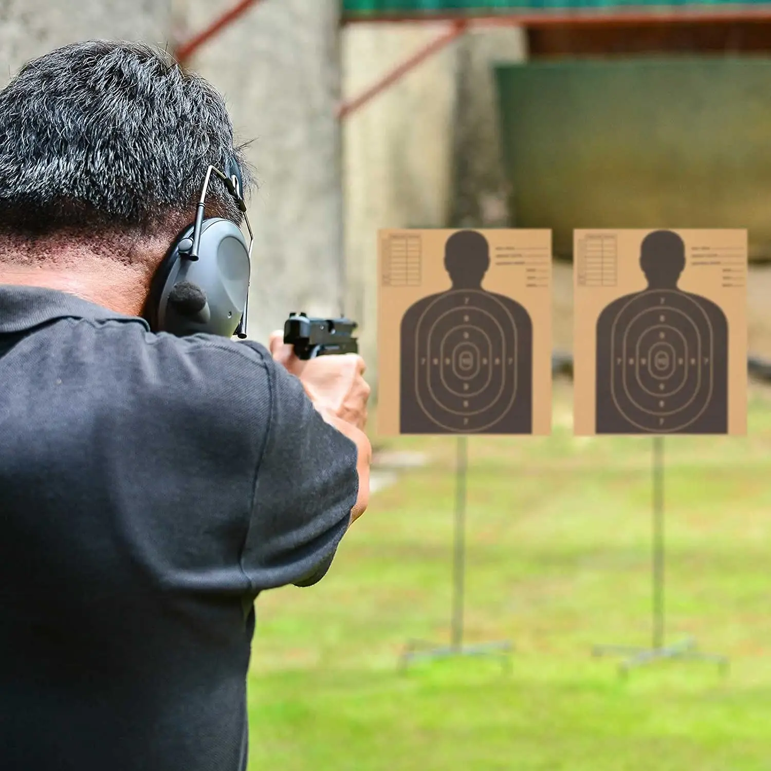 Large Range 18 X 24 Inch Paper Shooting Targets Card Stock Silhouette Reactive Splatter Shooting Target