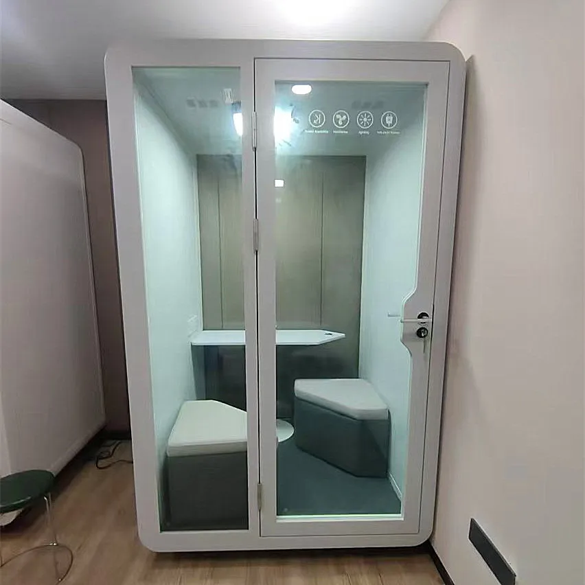 Movable Sound Proof Cabin Portable Diy Soundproof Drum Office Telephone Phone Booth For Sale