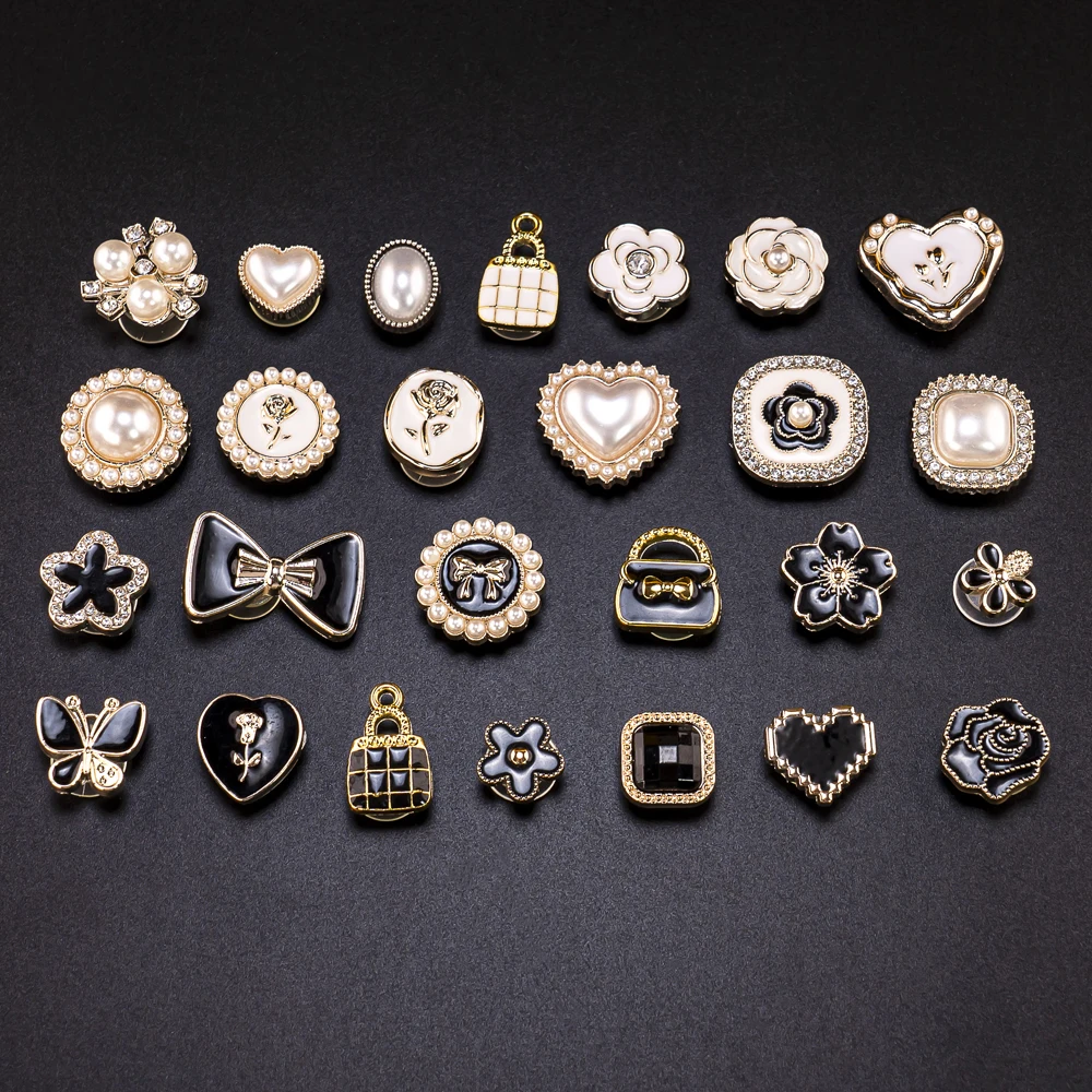 HYB kuaji wholesale crystal bear pearls Popular New designer Acrylic clog charms shoe charm decorations acrylic charms custom