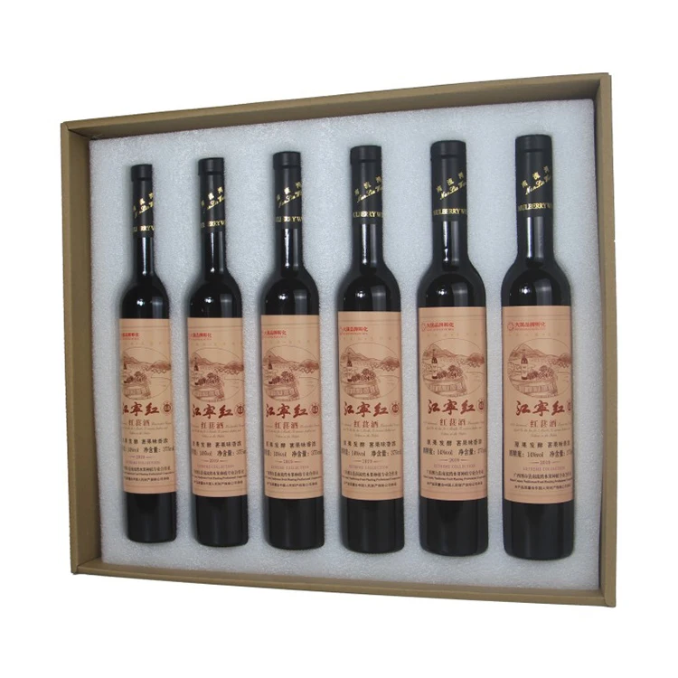 First Class Wholesale Gift Set Fresh Mulberry 13%Vol 375Ml Mulberry Fruit Red Wines