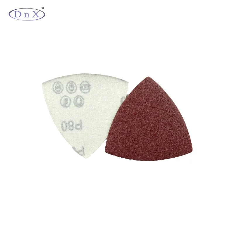 DXYTJ Aluminium oxide  triangle garnet  no hole abrasive Sand paper for polishing metal and wood