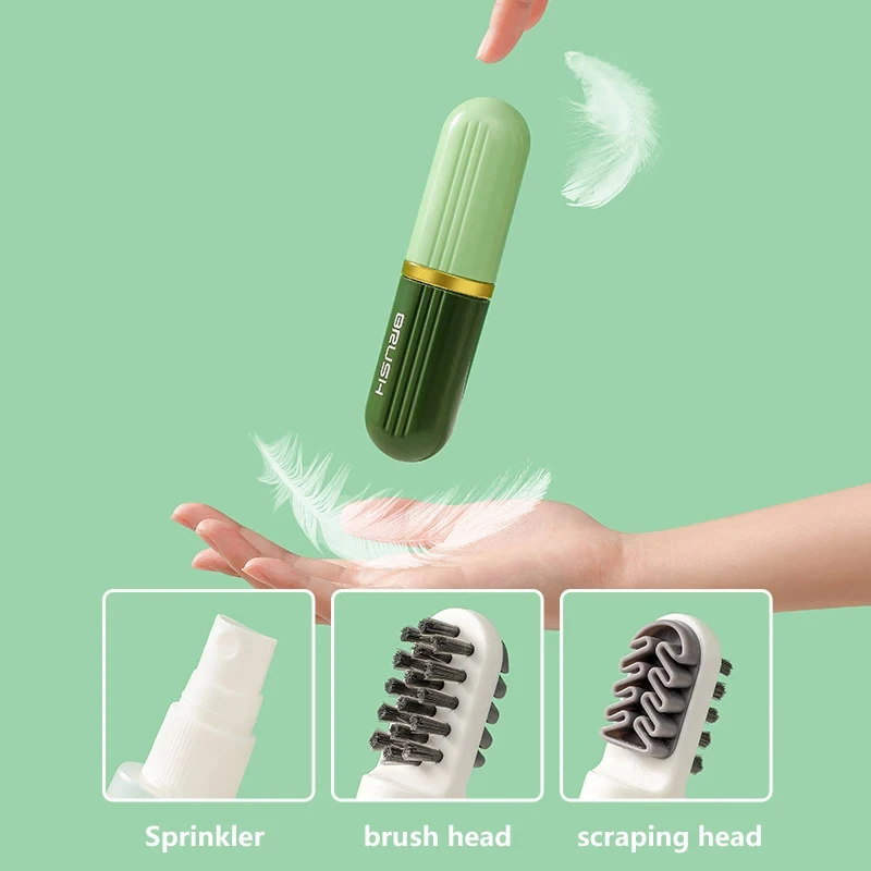 Three-In-One Multifunctional Portable Cleaning Brush Soft-bristled Liquid Shoe Brush Shoe Board Brush Household Cleaning Tools