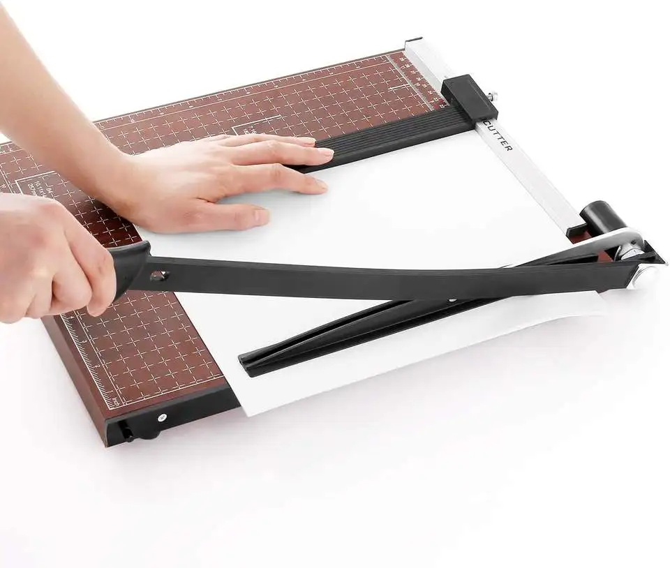 Handheld Office Use 12 Inch Cut Length 12Sheets Capacity A3 A4 Size Desktop Paper Trimmer Cutter  Paper Trimmer