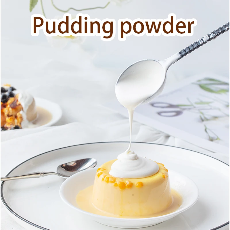 2024 New Hot Sale Pudding Powder Mango Flavor Cake Shop Uses Affordable Large Bags Flavored Solid Pudding Powder