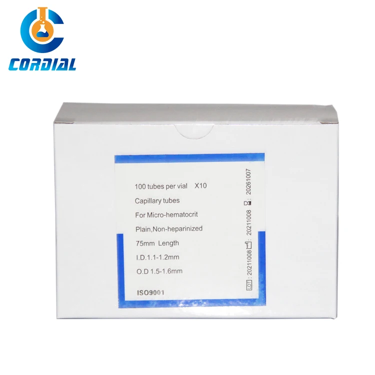 CORDIAL MedLab 1292R 1292B Capillary sampling tube