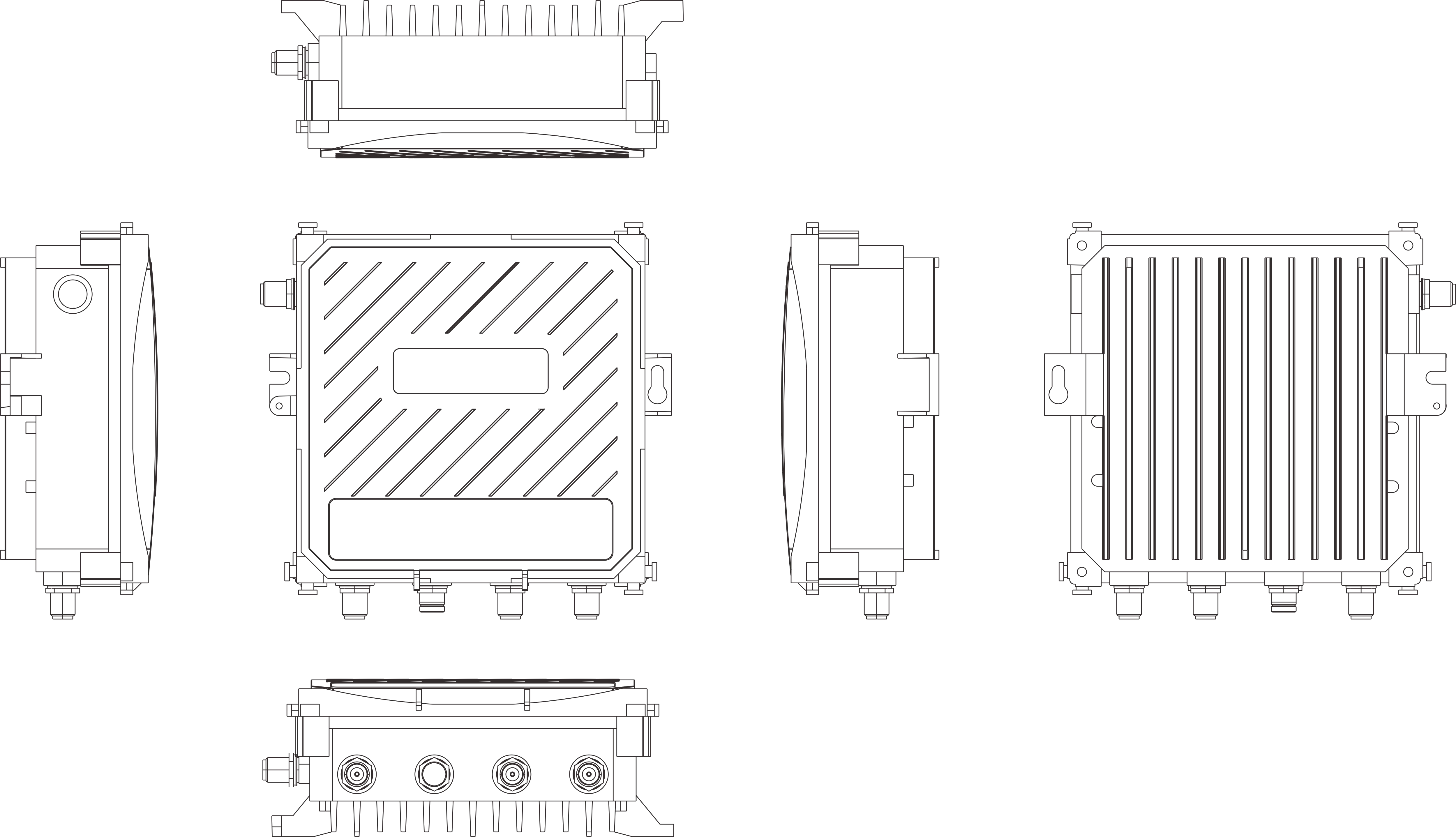 Outdoor access points dual channel positioning base station ble beacon iot device