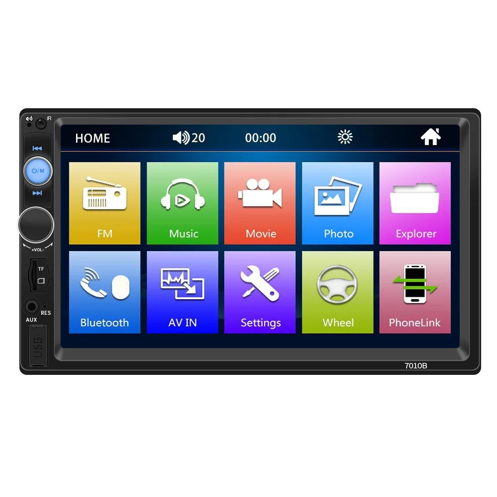 BT Auto Radio Car Player USB/SD/MP3/MP4/MP5/BT Touch screen 2Din 7inch Car Radio Stereo Car Multimedia Player