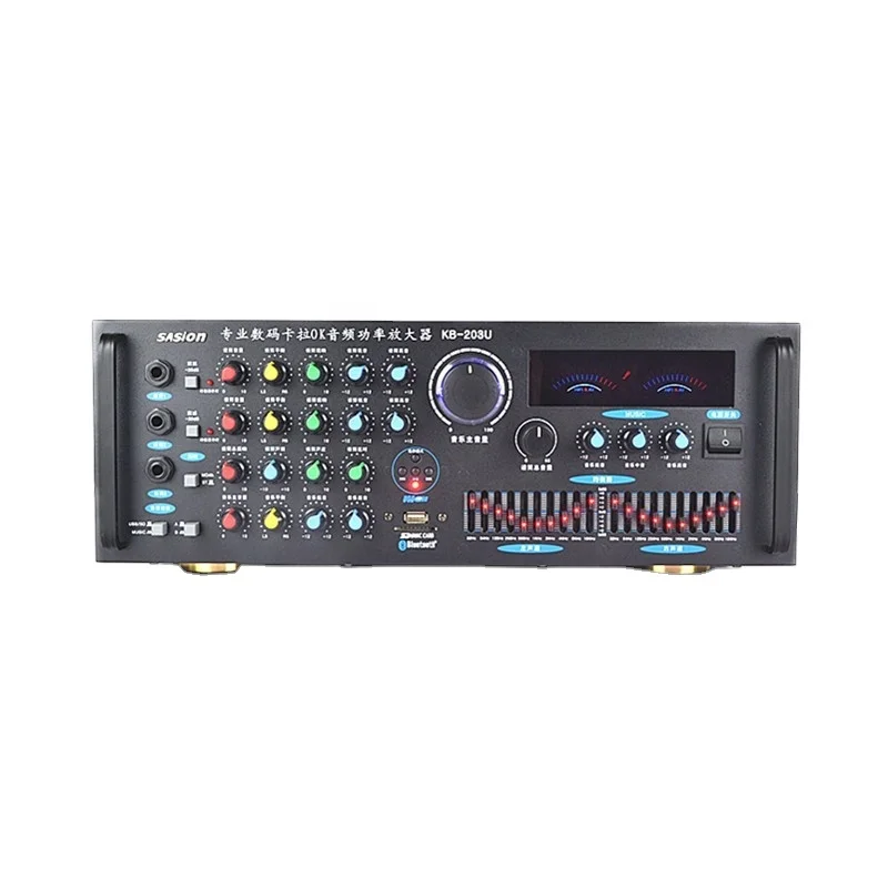 KB-203U аудио Pro/DJ ampwith USB/SD/FM радио автомобиль apmlifier dj ламповый