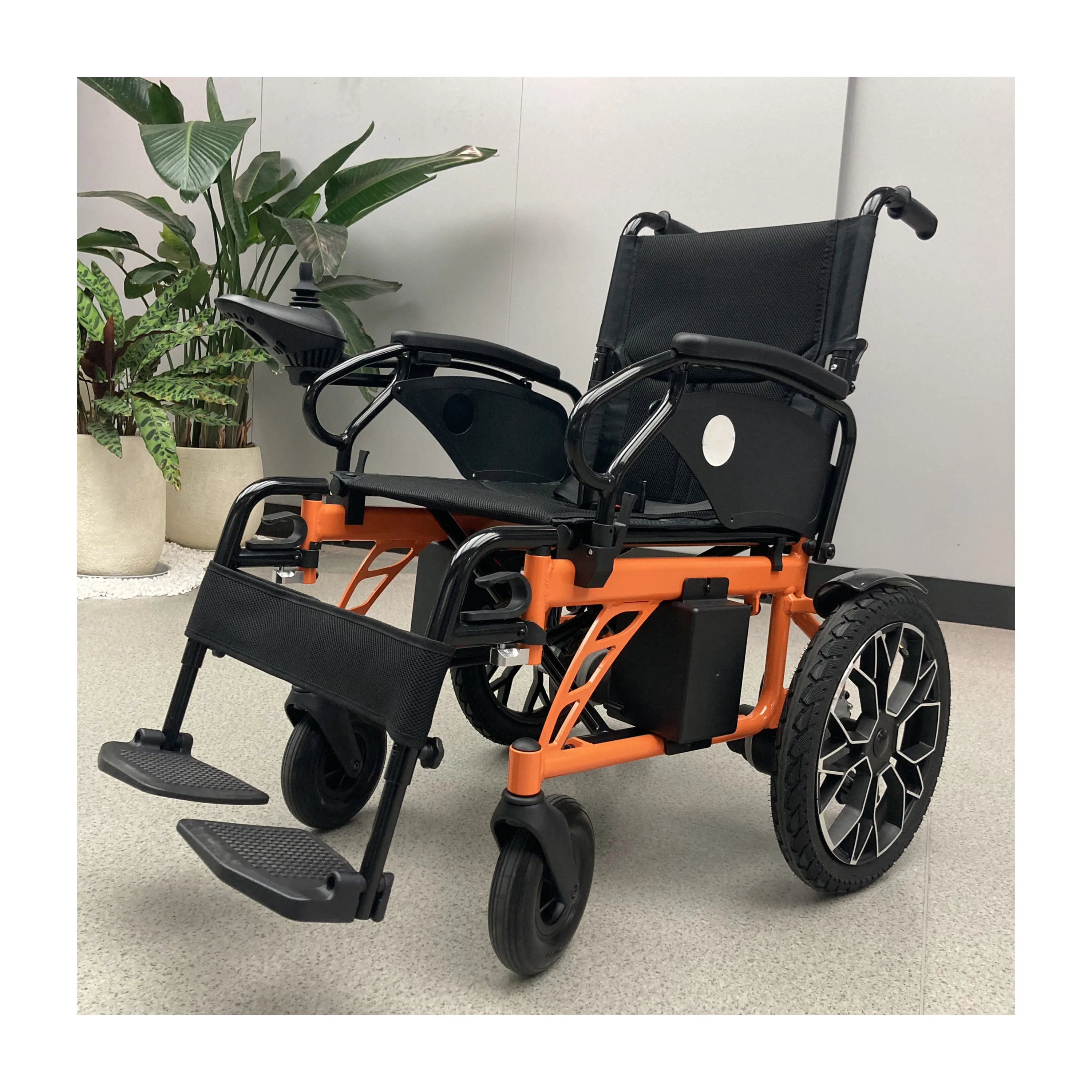 Faltbarer rollstuhl 120 кг погрузка легкий сложенный электрический скутер инвалидная коляска elektrorollstuhl водитель инвалидной коляски