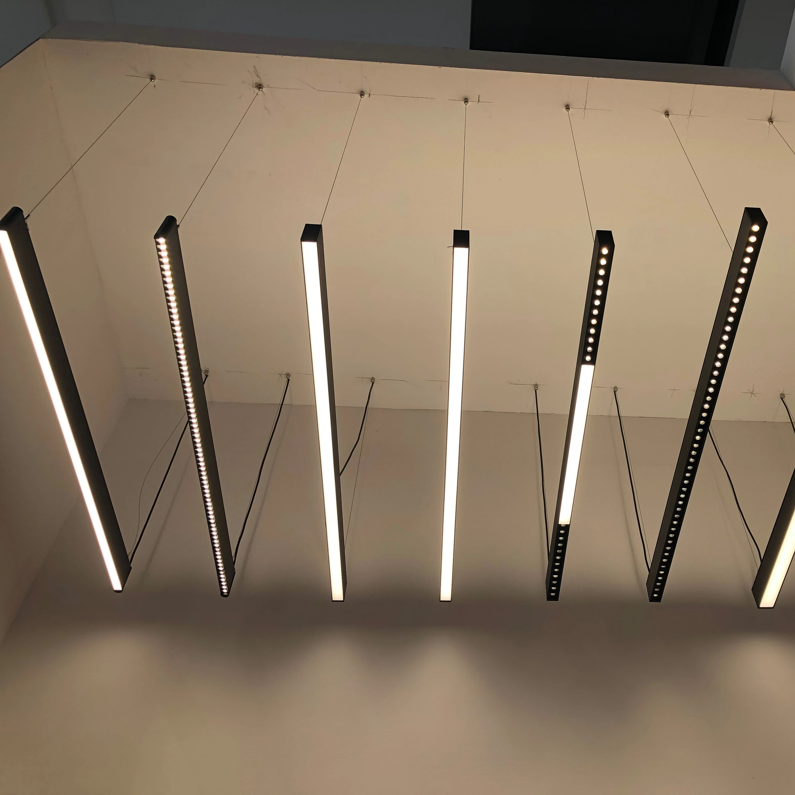 3000K 4000K 6000K Dimmable Suspended LED Linear Light Hanging Office Lighting Fixture LED Linear Lamp