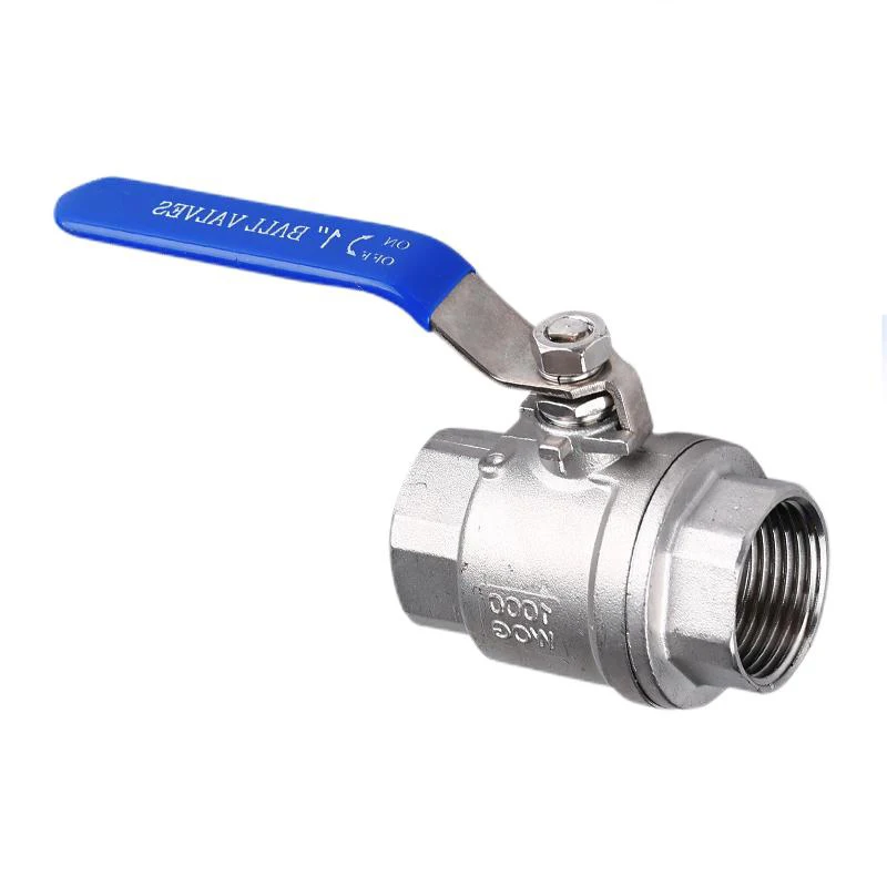 Thickened Two-Piece 201 304 316 Stainless Steel full bore Ball Valve Thread Ball Valve