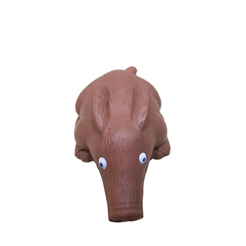 Custom squishy promotional custom PU Anteater anti stress reliever ball PU stress ball Anti stress Anteater