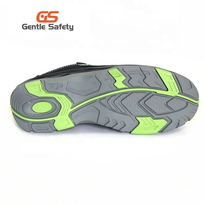 
New style waterproof black safety shoes for work nubuck leather 