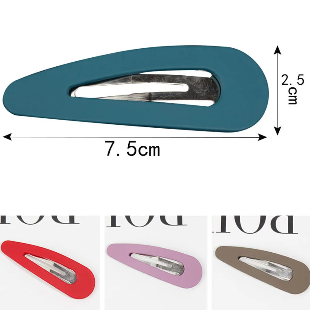 
XQ009 Hot Sale Cute Different Candy Color Bobby Pin Hair Clip Accesseries For Womens Girl Bulk 