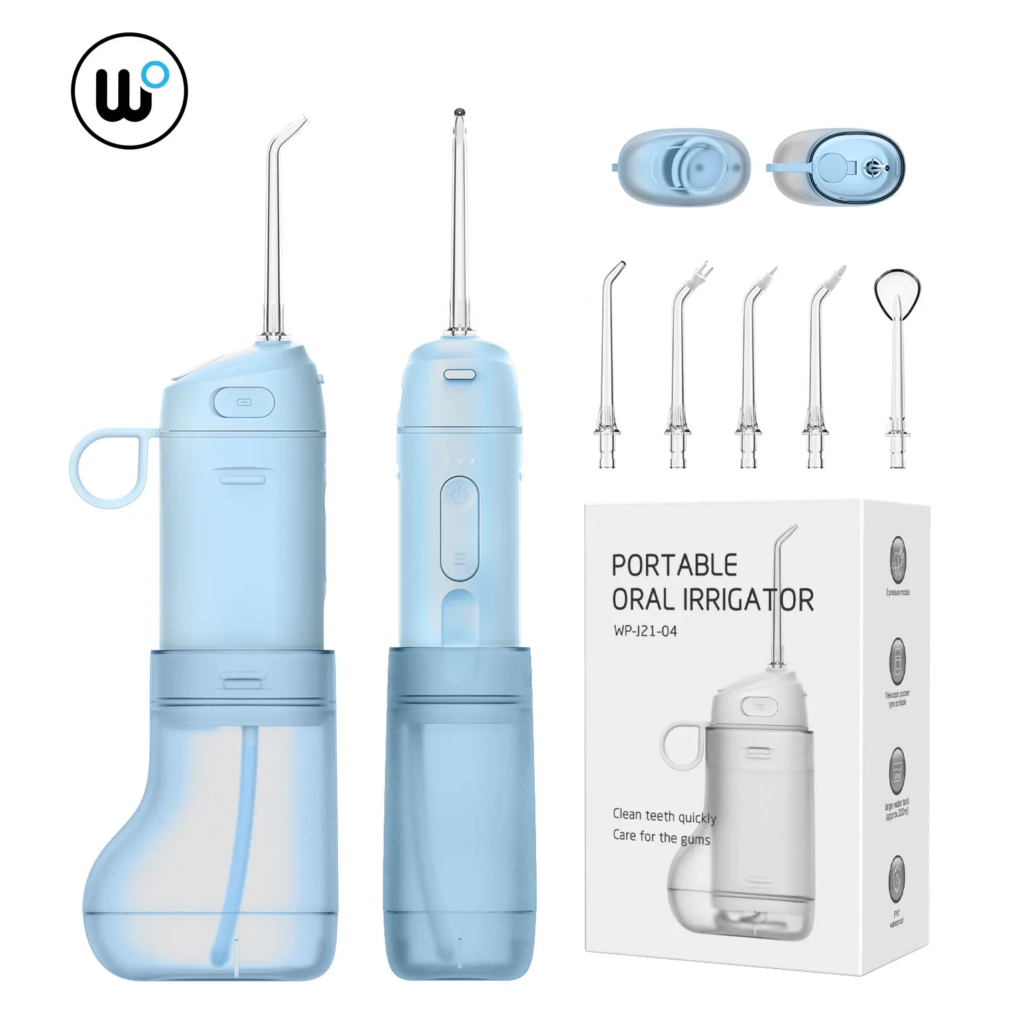 Water Flosser Rechargeable portable intelligent waterflosser 2 in 1 Toothbrush and Water Flosser
