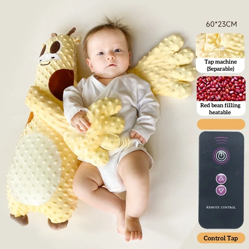 Baby Soothing Pillow Newborn Cute Sleeping Accompany Pillow Electric Soothe Palm Stuffed Animal Plush Toys Baby Products