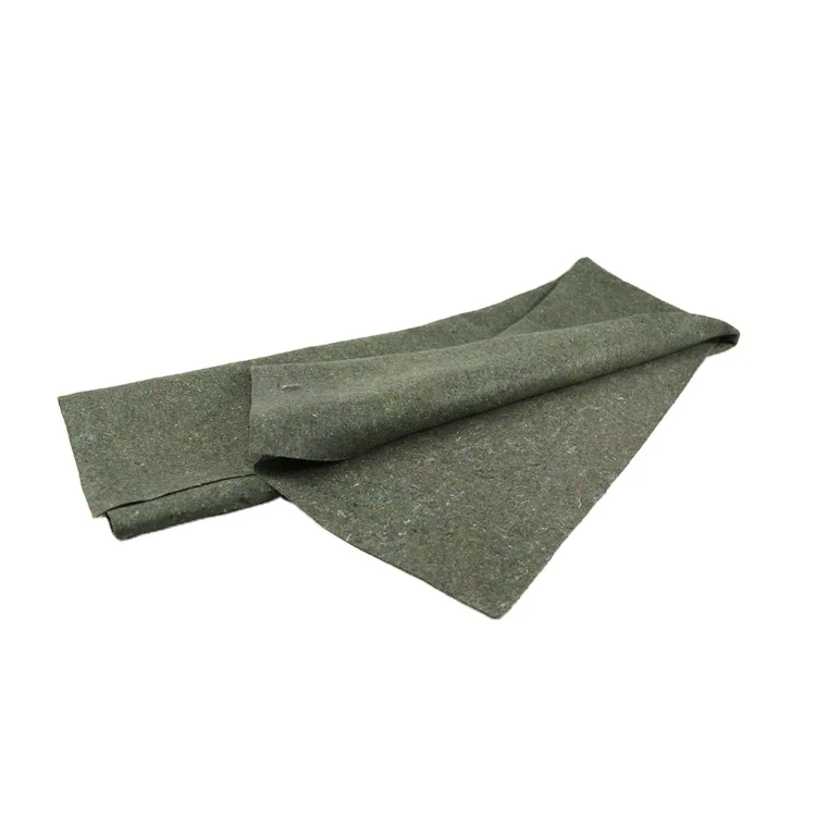 Hot sale 100% recycle material shipping grey blanket