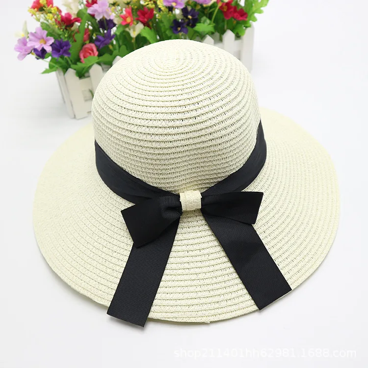 New Style Straw Weaving All-match Summer Beach Hats Travel Sunscreen Fashion Sun Straw Hat For Women