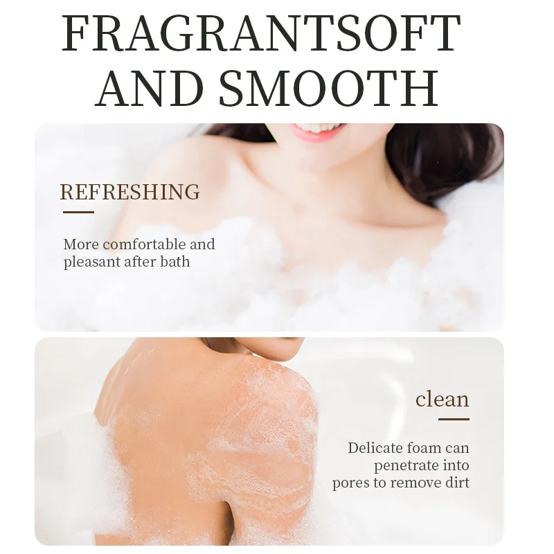 MIDUO OEM Wholesale 300ML 500ML Custom Whiten Lighten Vitamin C Kojic Acid Exfoliate Scented Moisture Body Wash Bath Shower Gel