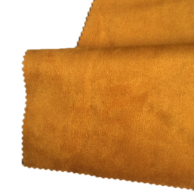 350 gsm 380gsm вторично использованный полиэстер волокна Подводное замши трикотажная ткань для ZARA одежды