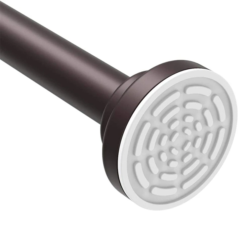 40 - 70 Inch No Slip Bronze Color Expandable Tension Curtain Rod
