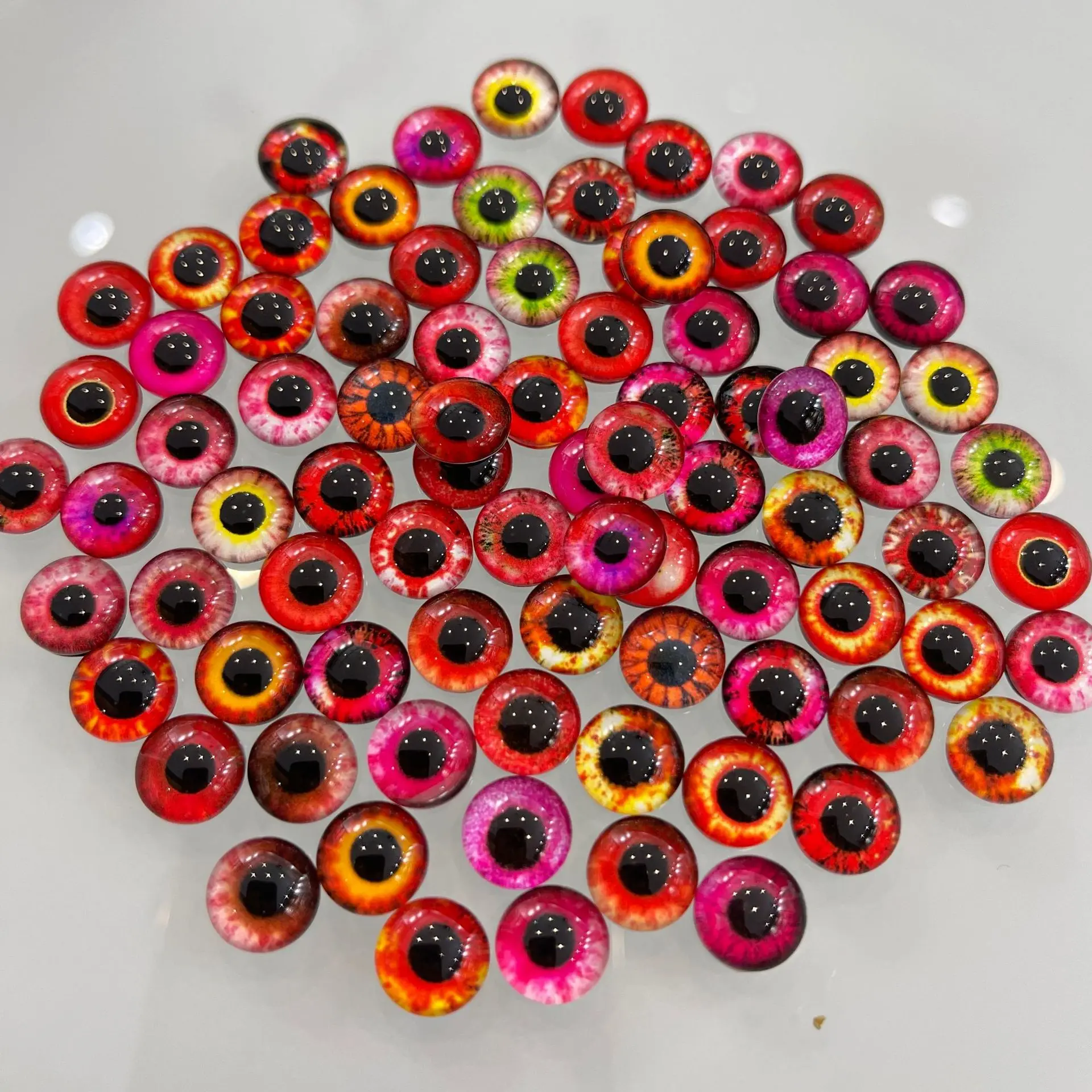 Luminous glass gemstone decorative stone