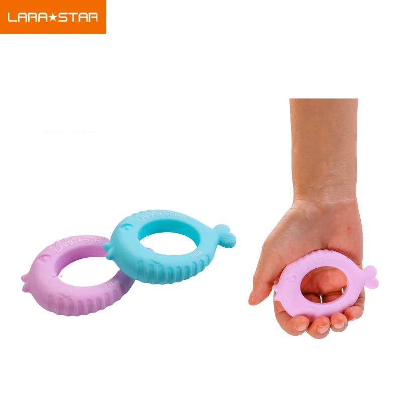 kids Forearm Ring Hand Exercisers Silicone Squeezer Gripper for children Muscle Strengthening Training Tool Physical Therapy