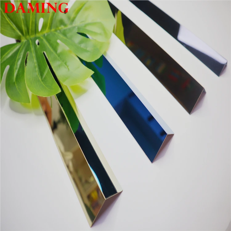 
easily installation flexible stainless steel tile trim expansion joint decorative transition profile 