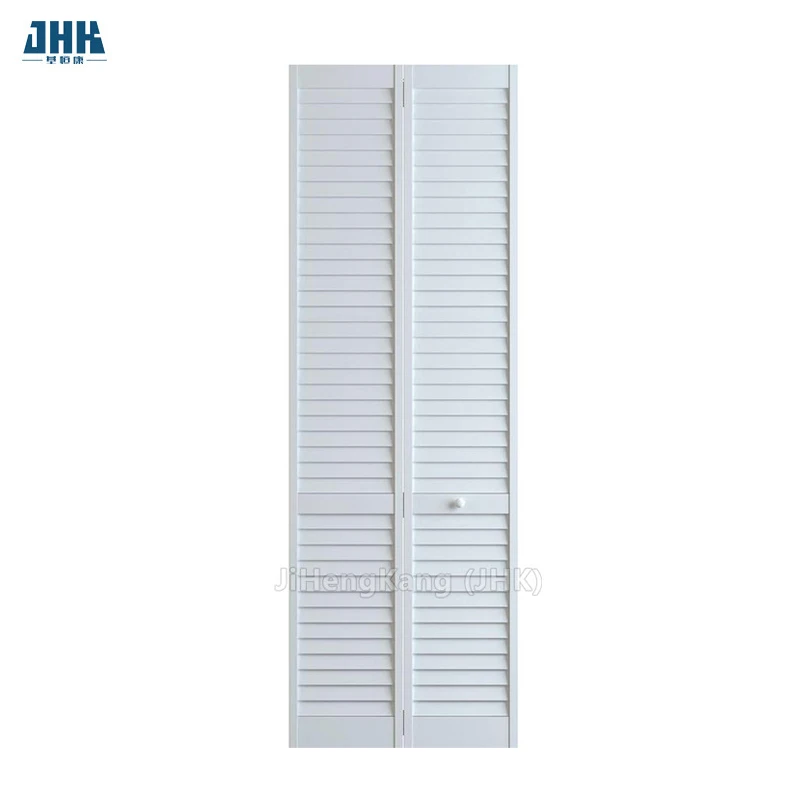 
JHK- 2 Panel Bifold Internal Doors White Folding Doors For Closet 