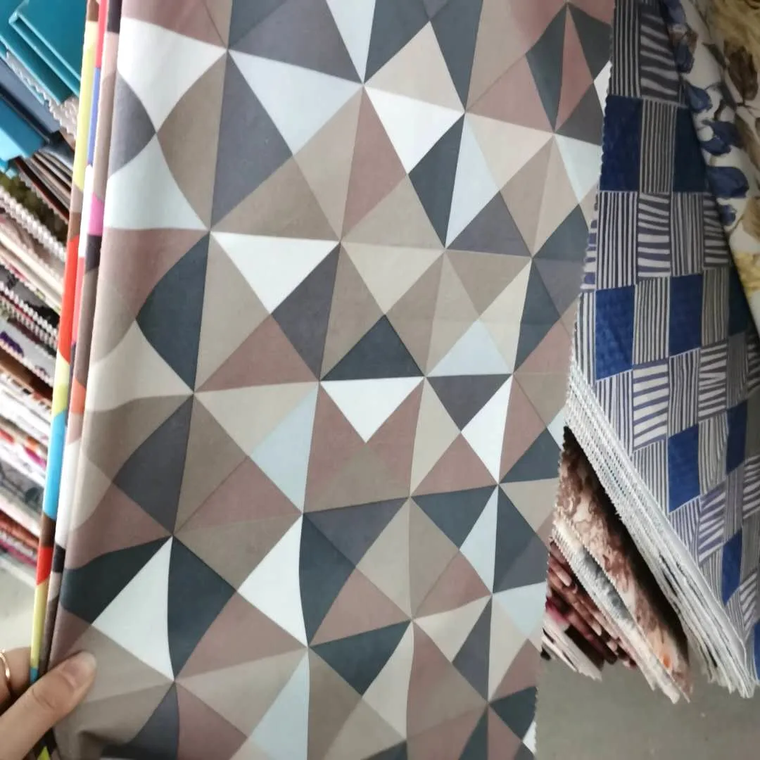 cushion cover fabric digital printing super soft fancy China textile fabric