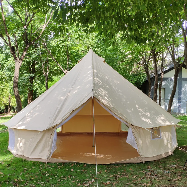 Waterproof 4 Season Camping Tents Outdoor Bell Tents Two Canvas Tents For Sale