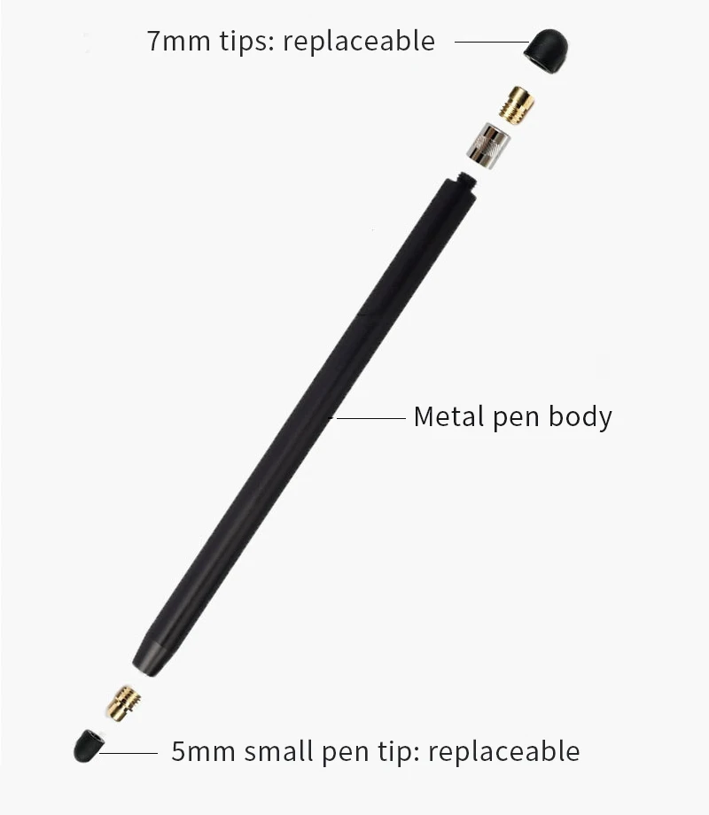 Universal stylus pen mobile phone stylus can be customized color touch screen 2 silicone stylus
