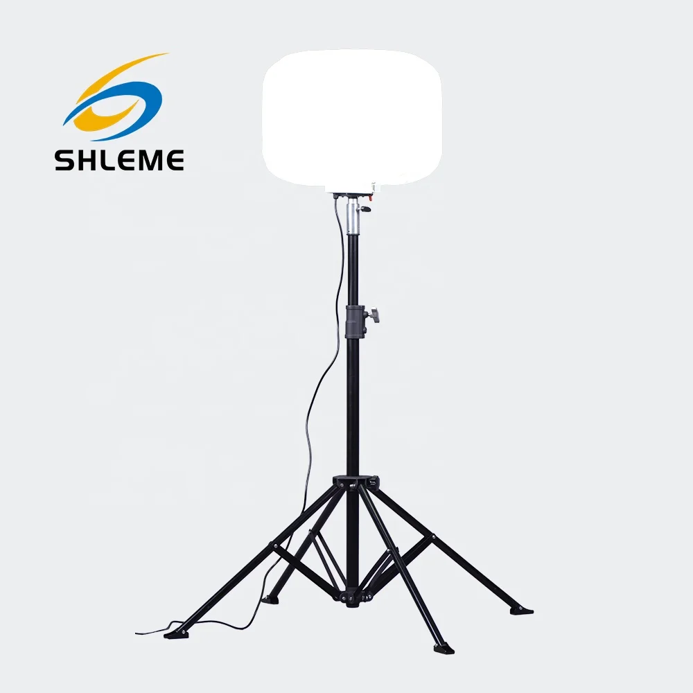 Воздушный шар для ночного освещения 200 Вт с регулируемой яркостью быстрой подставкой 8 5 футов