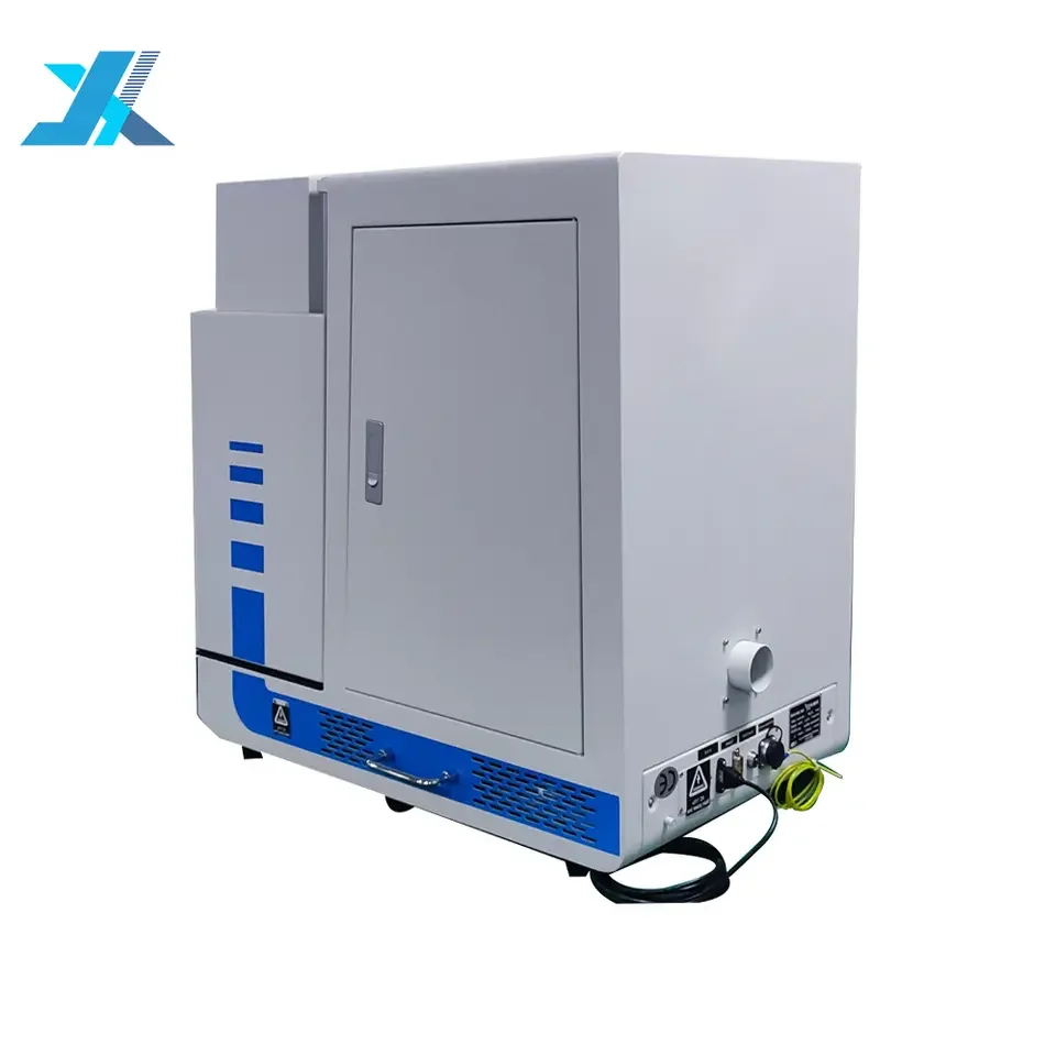 JX 60W Enclosed Fiber Mopa laser Metal Plastic Engraver With Ccd Cyclops Camera