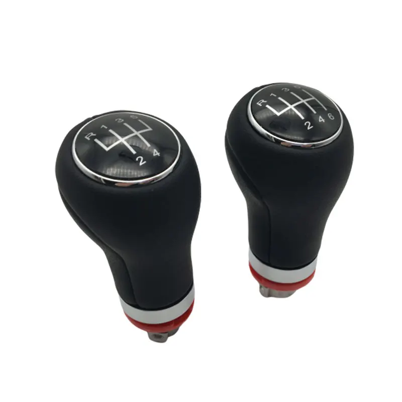 Automatic manual custom car gear shift knob stick cover lever shifter logo leather stitcher button flower
