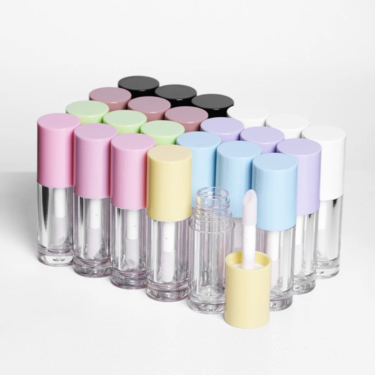 
ZHUOJIN 6ml Personal Care Cosmetictube Lip Gloss Empty Lipstick Tubes Plastic Lip Balm cosmetic Package 