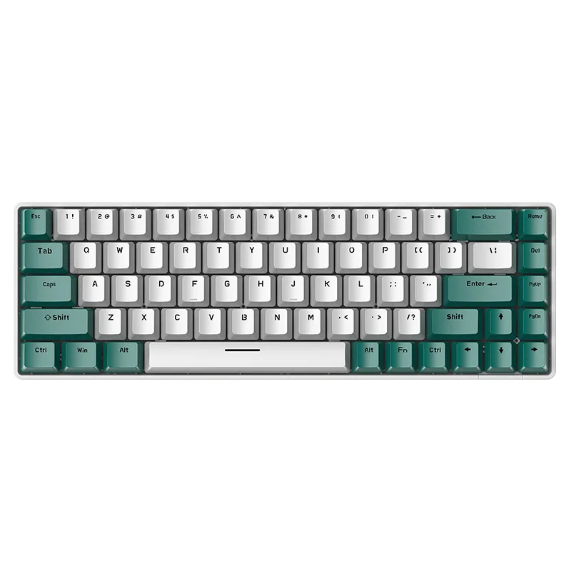 New Adjustable RGB Light 60% Mechanical Mini Programmable Keyboard