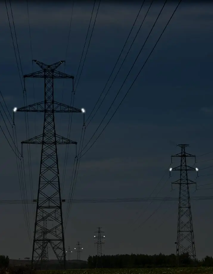 High intensity 100000cd l857 L856  aircraft navigation obstruction lights white flashing air craft warning lights towers