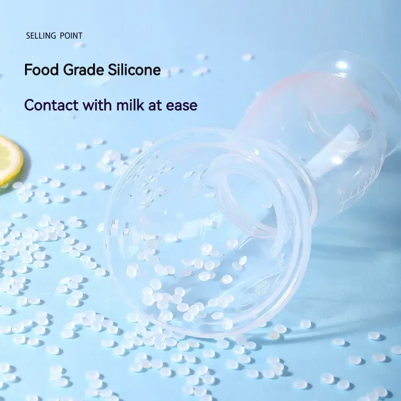 Best Option Hand-Free Newborn Reusable Silicone Manual Breast Pump with Hook Wholesale Price Hot Sale Design Maternity Age Range